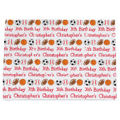 スポーツ誕生日 ラージペーパーバッグ (正面)