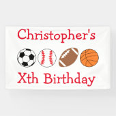 スポーツ誕生日 横断幕