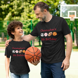 スポーツ誕生日 Tシャツ