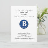 スポーツ賞バンケットサッカーソフトボール野球 招待状 (スタンド正面)