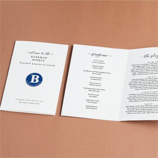 スポーツ賞晩餐会サッカーソフトボール事業 チラシ