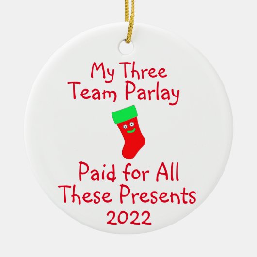 スポーツ賭博セラミックオーナメント セラミックオーナメント (正面)