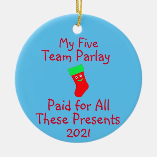 スポーツ賭博セラミックオーナメント セラミックオーナメント (正面)