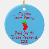 スポーツ賭博セラミックオーナメント セラミックオーナメント (裏面)