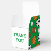 スポーツ赤ちゃんシャワー フェイバーボックス (オープン)