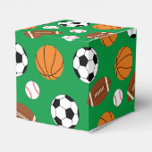 スポーツ赤ちゃんシャワー フェイバーボックス (裏面サイド)