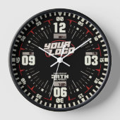 スポーツ軍隊モダン戦術的スタイル時計 壁時計 (正面)