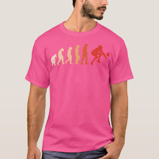 スポーツ進化ビーチバレーボール Tシャツ