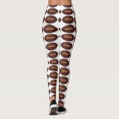 スポーツ遊サッカーが運命の運命をパーソナライズ レギンス (裏面)