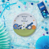 スポーツ選手スポーツパーティープレート ペーパープレート (パーティー)