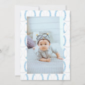 スポーツ野球テーマベビー1st誕生日パーティー 招待状 (裏面)