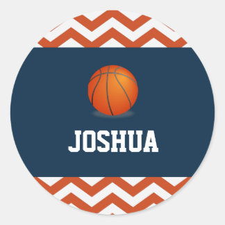 スポーツ野球テーマ少年の誕生日シール ラウンドシール