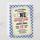 スポーツ野球リトルルーキーチケットバック写真 招待状 (正面)