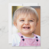 スポーツ野球リトルルーキーチケットバック写真 招待状 (裏面)