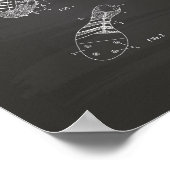 スポーツ靴ランナー1965特許技術シャルボード ポスター (角)