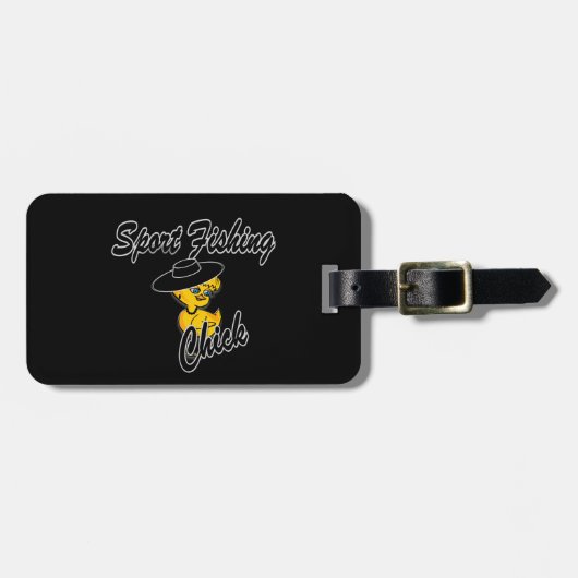 スポーツ魚釣りシック#4 ラゲッジタグ (正面横)