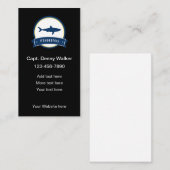 スポーツ魚釣りチャーターボートキャプテン名刺 名刺 (正面/裏面)