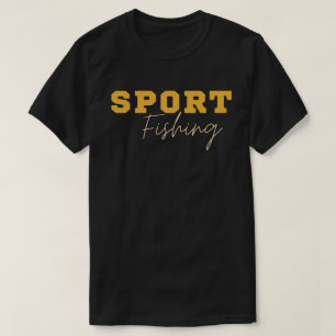 スポーツ魚釣り Tシャツ