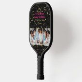 スポーツ黒ピンク最高ののママは今まモダンで母親の日 ピックルボールラケット (左)