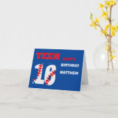 スポーツ10代の野球の誕生日の挨拶 カード (黄色い花)