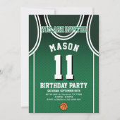 スポーツ11歳の誕生日パーティーの招待状 招待状 (正面)