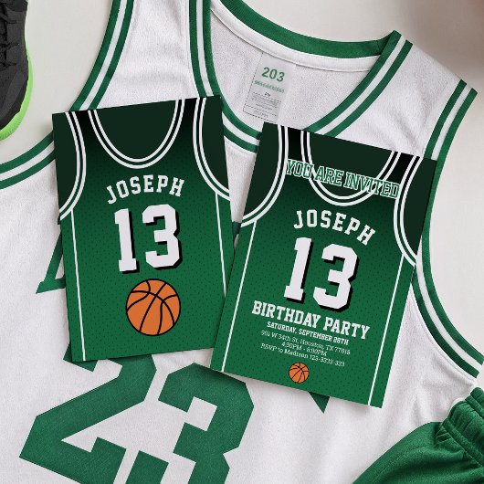 スポーツ13 バースデーパーティー招待状 招待状