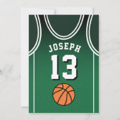 スポーツ13 バースデーパーティー招待状 招待状 (裏面)