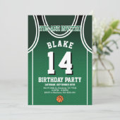 スポーツ14歳の誕生日パーティーの招待状 招待状 (スタンド正面)