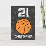 スポーツ21期誕生日バスケットボール カード<br><div class="desc">スポーツパーソナライズされた21stバスケットボールバースデーカードは、簡単に名前と内部カードメッセージでフロントをパーソナライズすることができる。バスケットボール素晴らし選手、バスケットボールのファンなどのためのバスケットボールの誕生日カード。</div>