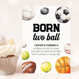 スポーツ2nd誕生日招待状 招待状