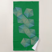 スポーツ3D ビーチタオル (正面)