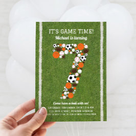 スポーツ7th誕生日パーティーへの招待 招待状