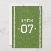 スポーツ7th誕生日パーティーへの招待 招待状 (裏面)