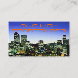 スポーツ・ウェアの名刺 名刺