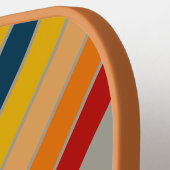 スポーツ オーロラ アーケード ストライプ ネーム付き ピックルボールラケット (左詳細)