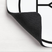 スポーツ・カーのギアのノブ、伝達転位パターン マウスパッド (コーナー)