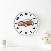 スポーツ・カーの時計 ラージ壁時計 (ホーム)