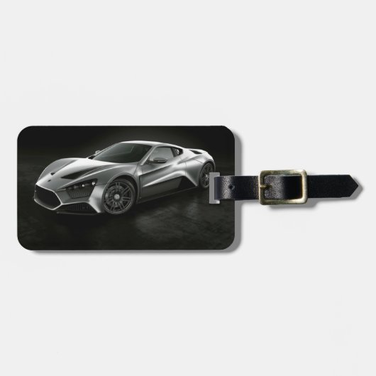 スポーツ・カー ラゲッジタグ (正面横)