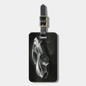 スポーツ・カー ラゲッジタグ (正面縦)