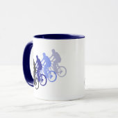 スポーツ – サイクリング、サイクリング、自転車 マグカップ (正面左)