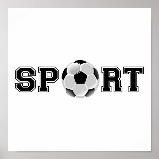 スポーツ（サッカー） ポスター (正面)