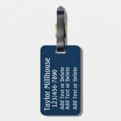 スポーツ – サッカー ラゲッジタグ (裏面縦)