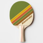 スポーツ サンライズ クローバー ストライプ ネーム入り 卓球ラケット (裏面)