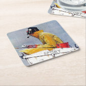 スポーツ スクエアペーパーコースター (アングル)