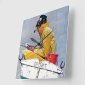 スポーツ スクエア壁時計 (傾斜)