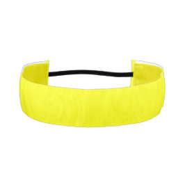 スポーツ＆スタイルのためのソリッドイエローのアスレチックヘッドバンド アスレチックヘッドバンド