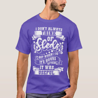 スポーツ スノー スレッド ライダー 登山 ファミリー フリー Tシャツ