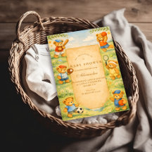 スポーツ テディベア ベビーシャワー