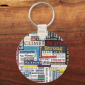 スポーツ，テニス，バスケットボール，サッカー キーホルダー (正面)