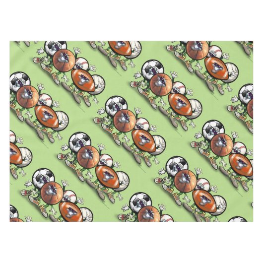 スポーツ テーブルクロス (正面(横))